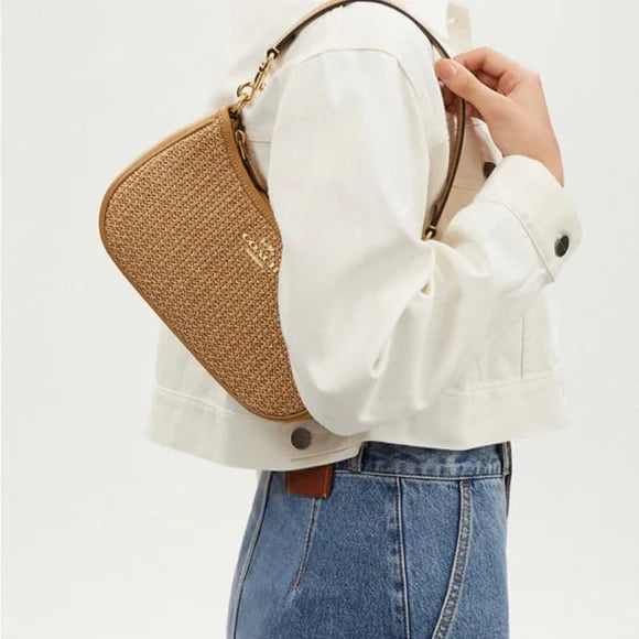 Cariblu Teri Straw Shoulder Bag